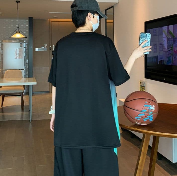 スウェットメンズ グラデーションスポーツセットアップ