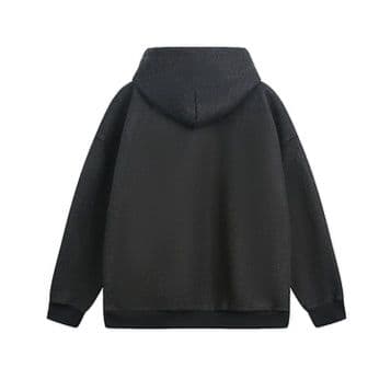 スウェットメンズ シンプル刺繍入りゆったりパーカー