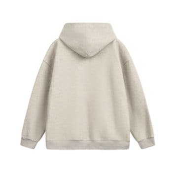 スウェットメンズ シンプル刺繍入りゆったりパーカー