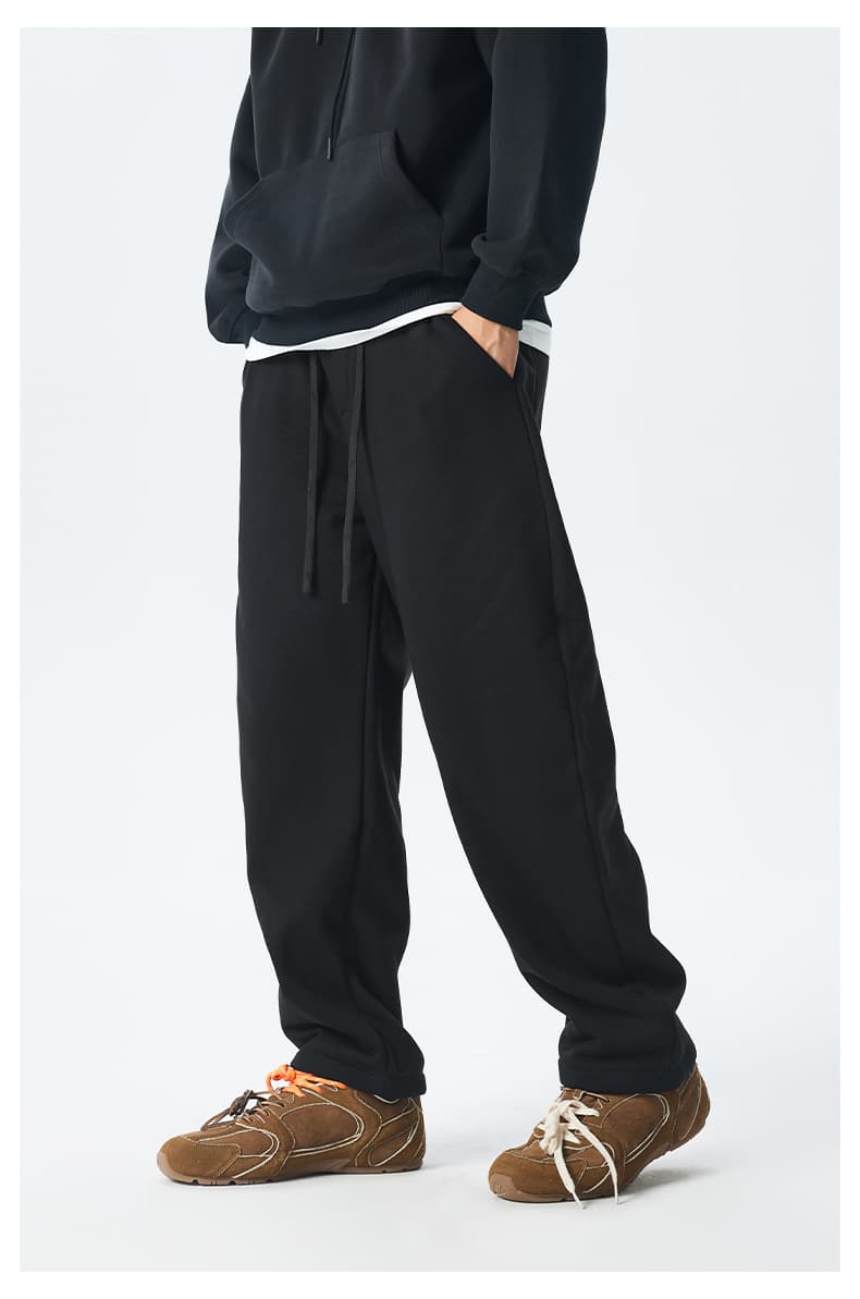 スウェットメンズ リラックス感抜群 ワイドシルエットスウェットパンツ
