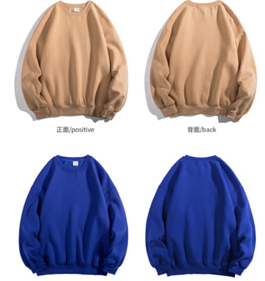 スウェットメンズ 春秋メンズ無地トレーナー厚手スウェット