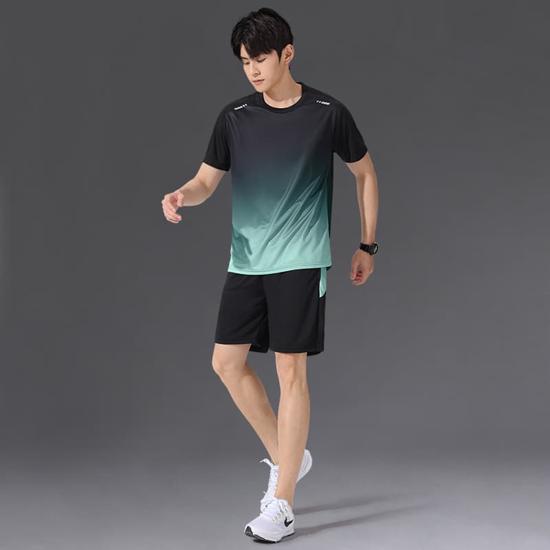 スウェットメンズ グラデーションスポーツセットアップ