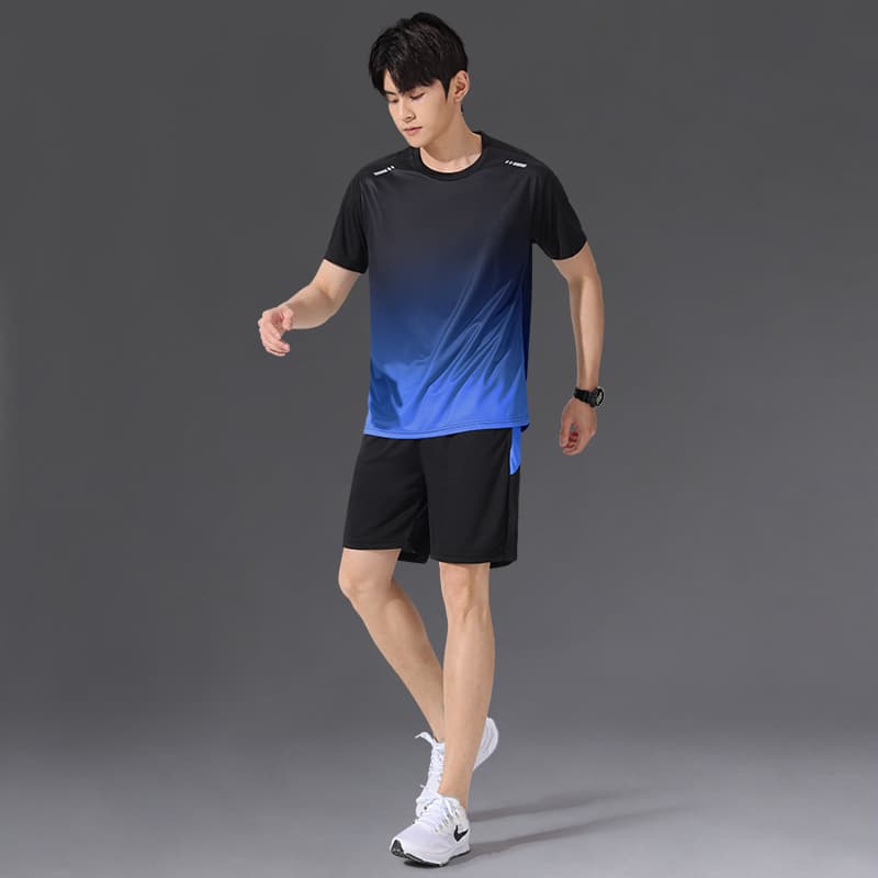 スウェットメンズ グラデーションスポーツセットアップ