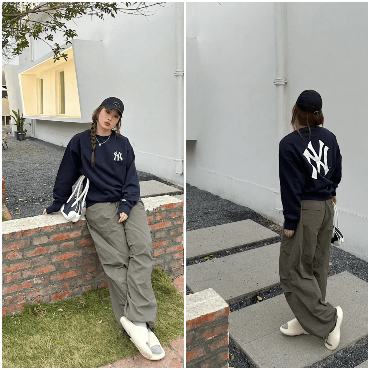 シンプル オーバーサイズ スウェット