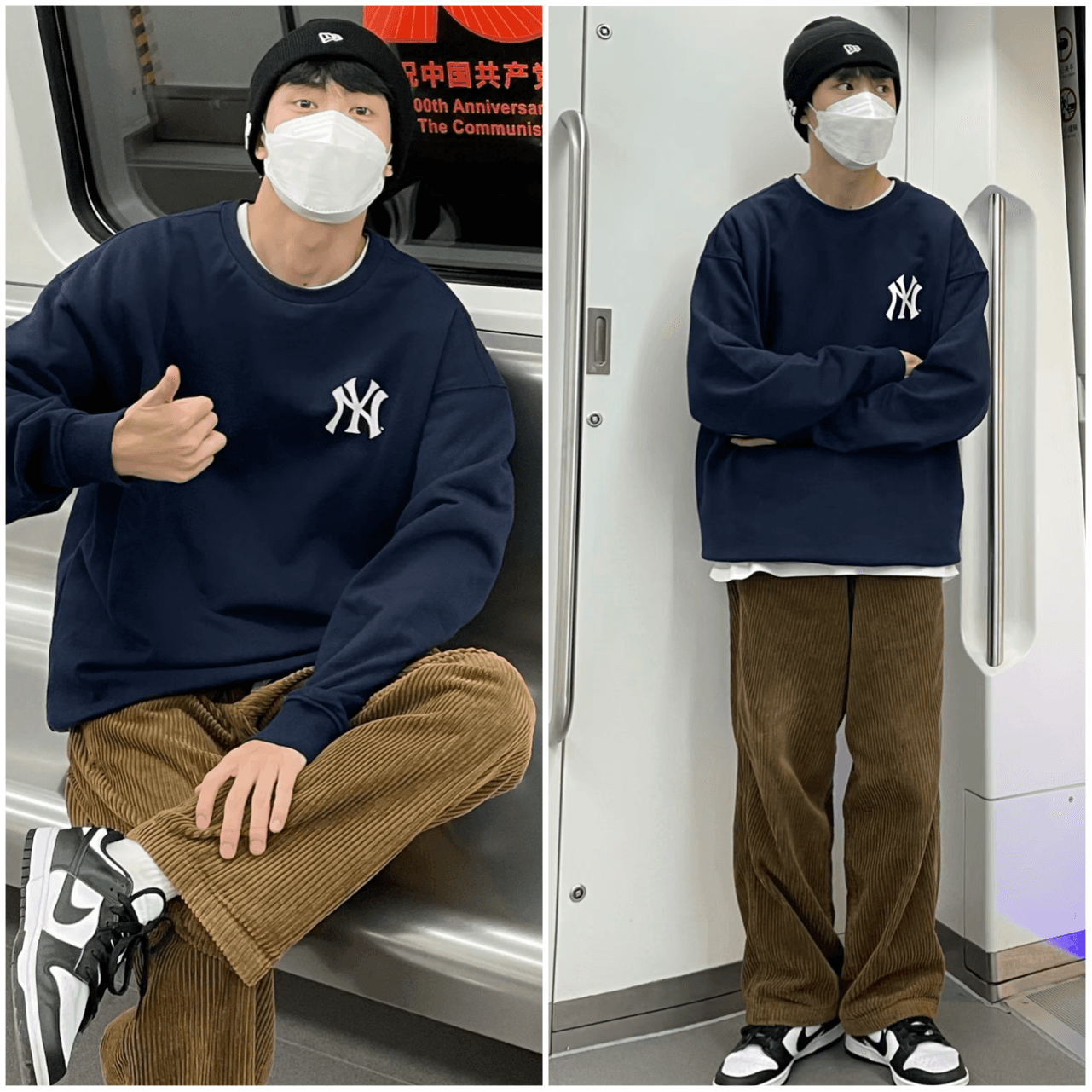 シンプル オーバーサイズ スウェット