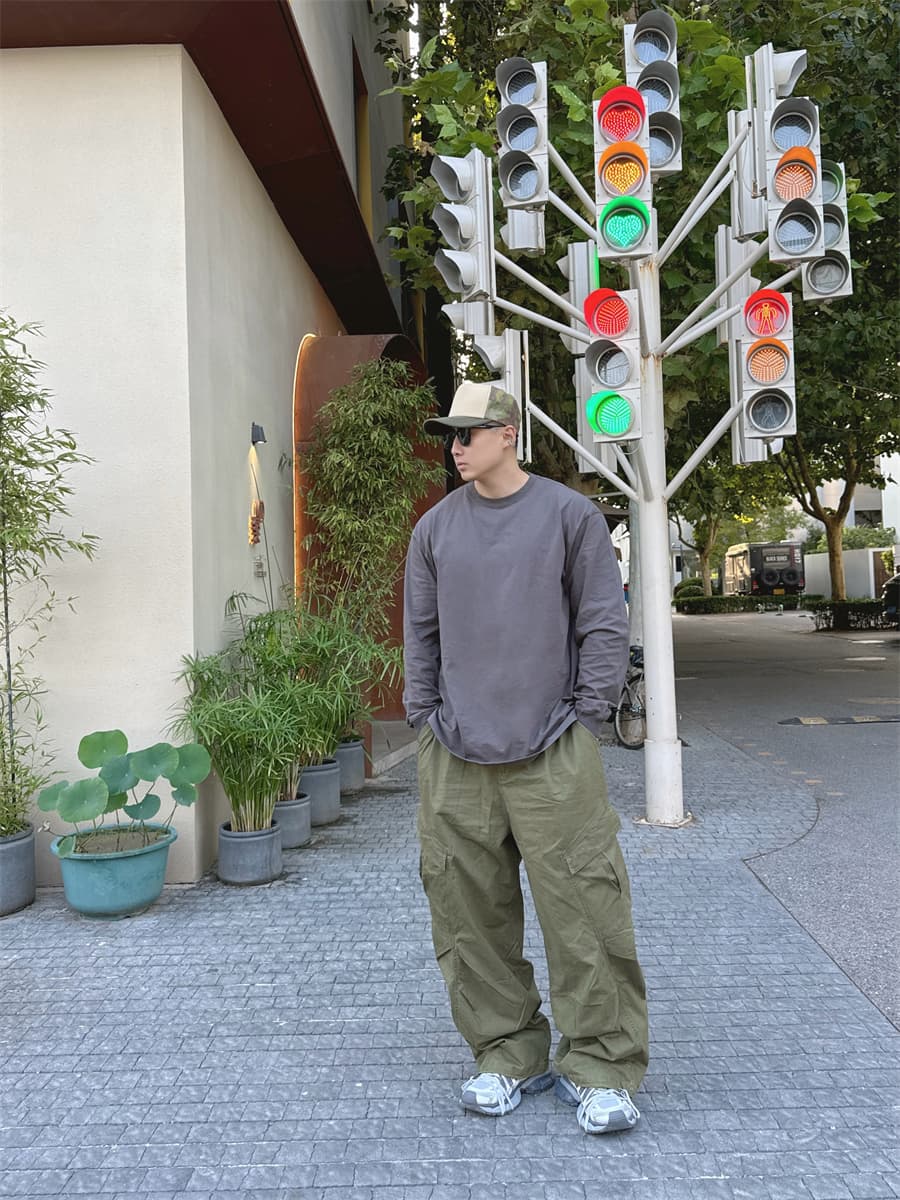 スウェットメンズ リラックスオーバーサイズスウェット